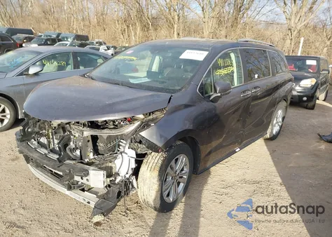 2023 Toyota Sienna Platinum из США, поврежденный, VIN 5TDESKFC5PS104004